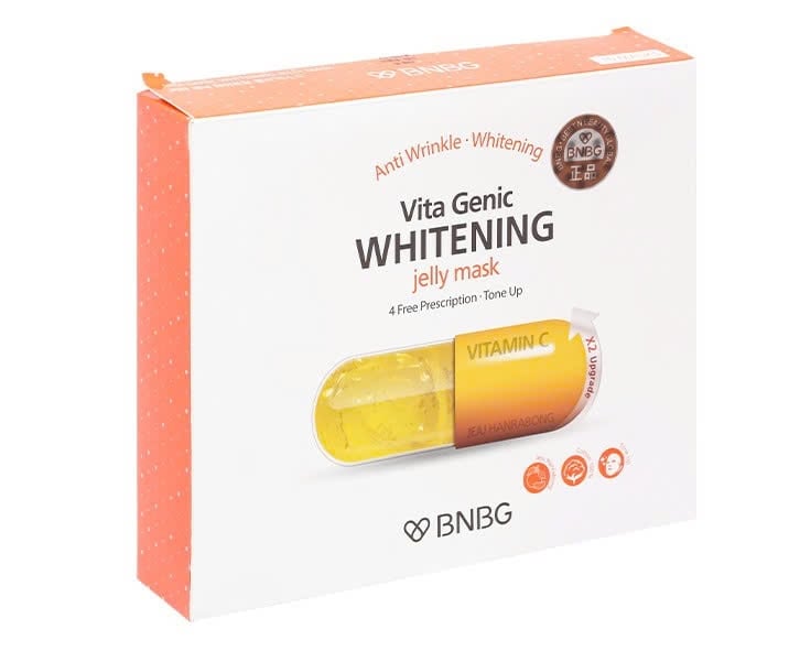  NK - Hôp 10 miếng Mặt nạ dưỡng trắng, làm sáng da BNBG Vita Genic Whitening Jelly Mask 30ml 