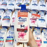  NK - Dầu gội xả Head & Shoulders Smooth & Silky 2-in-1 Dandruff Shampoo + Conditioner 28.2oz 835ml 