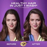  (SALE-T1/26) Xịt giữ nhiệt bảo vệ tóc OGX Protecting + Silk Blowout Quick Drying Thermal Spray 6Oz 177ml 