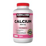  NK - Viên uống bổ sung canxi Kirkland Signature Calcium 600mg + D3 500 viên 