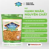  NK - Hạnh nhân nguyên chất Blue Diamond Almonds Whole Natural 40Oz 1.1kg 