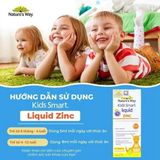  NK - Thực phẩm bổ sung Kẽm cho bé Nature's Way Kids Smart Liquid ZinC 100ml 