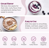  Hạt chia Nutiva Organic Premium Chia Seeds Black 6Oz 170g 