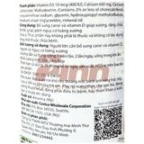  NK - Viên uống bổ sung canxi Kirkland Signature Calcium 600mg + D3 500 viên 