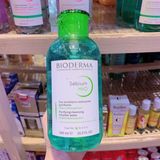  ( Nắp nhấn xanh) Nước tẩy trang cho da nhạy cảm Bioderma Sebium H2o Micellar Water Pump Reverse 500ml 