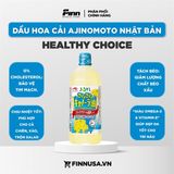  NK - Dầu ăn hoa cải tách béo, không cholesterol Ajinomoto 1000ml 