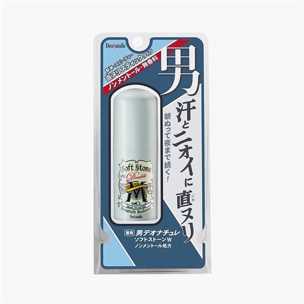  NK - Lăn khử mùi đá khoáng dạng sáp cho nam Deonatulle Soft Stone 20g 