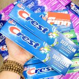  NK - Kem đánh răng Crest Plus Scope Deep Clean + Whitening Fluoride Anticavity Toothpaste 5.4Oz 153g 