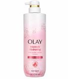  Sữa tắm dưỡng ẩm hương dâu tây Olay Intensely Hydrating Limited Editon Strawberry Fizz Scent 20Oz 591ml 