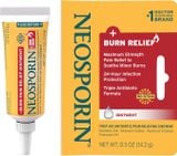 Kem bôi hỗ trợ trị bỏng & kháng khuẩn Neosporin Dual Action Burn Relief 0.05Oz 14,2g 