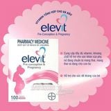  (Úc) Viên uống bổ sung vitamin cho mẹ bầu Elevit Pre-conception & Pregnancy Vitamins & Minerals 100 viên 