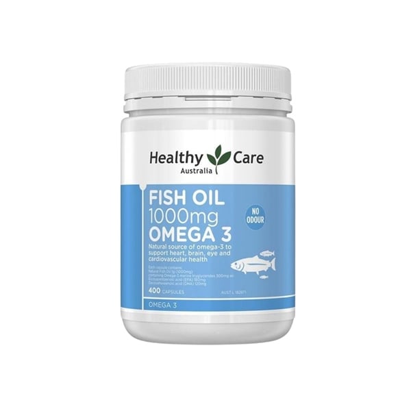  NK- Viên uống bổ sung Healthy Care Fish Oil 1000mg Omega 3 400 viên 