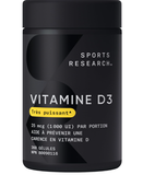  (SALE-T5/26) Viên uống bổ sung Sports Research Vitamin D3 with Coconut Oil 30 viên 