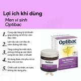  NK - Men vi sinh phụ khoa Optibac For Women 30 viên 