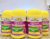  NK - Kẹo bổ sung cho bé Nature's Way Kids Smart Vita Gummies Multivitamin + Vegies 60 viên 