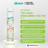  NK - Dầu Gội Khô Batiste Dry Shampoo Bare Barely Scented Hương Cỏ Cây 200ml 