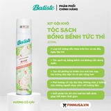  CTY - Dầu Gội Khô Batiste Dry Shampoo Bare Barely Scented Hương Cỏ Cây 200ml 