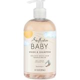  Sữa tắm gội cho bé SheaMoisture Baby Wash and Shampoo for Baby 100% Virgin Coconut Oil 13Oz 384ml 