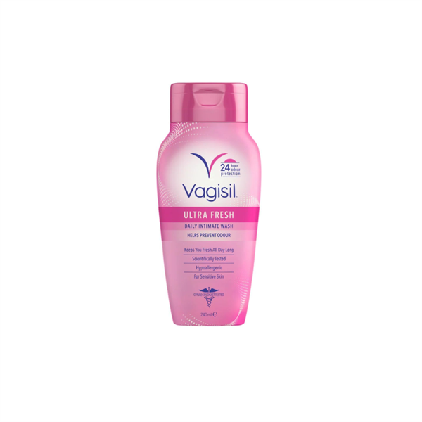  NK - Dung dịch vệ sinh phụ nữ Vagisil Ultra Fresh Daily Intimate Wash Up to 24h Odour Protection 240ml 