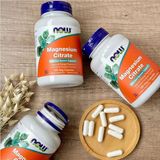  Viên uống bổ dung Now Magnesium Citrate Nervous System Support 120 viên 