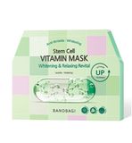  NK - Hộp 10 miếng mặt nạ dưỡng sáng, làm dịu da Banobagi Stem Cell Vitamin Mask Whitening & Relaxing Revital 