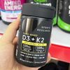  Viên uống bổ sung D3 + K2 thuần chay Sports Research Vegan Vitamin D3 + K2 5000 IU / 100 mcg 30 viên 