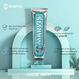  NK - Kem đánh răng làm sạch mảng bám Marvis Anise Mint 4.5Oz 85ml 