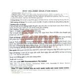  NK -Viên bổ sung DHA cho trẻ em Bioisland DHA For Kid 60 viên (Hộp) 