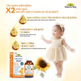  NK - Thực phẩm bổ sung VitaminD3K2 Organic cho bé từ sơ sinh Nature's Way Kids Smart Drops Vitamin D3 + K2 11ml 