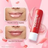  NK - Son dưỡng môi hồng xinh giúp cấp ẩm, giảm nứt nẻ môi Vaseline Lip Care Rose lips 0.16Oz 4.8g 