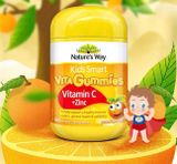  NK - Kẹo bổ sung cho bé Nature's Way Kids Smart Vita Gummies Vitamin C + Zinc 60 viên 