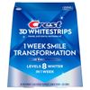  Hộp 28 miếng (14 cặp) dán trắng răng Crest 3D whitestrips 1 week smile trasformation Levels 8 