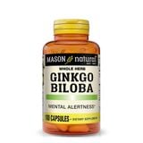  Viên uống bổ não Mason Natural Whole Herb Ginkgo Biloba 125mg 180 viên 