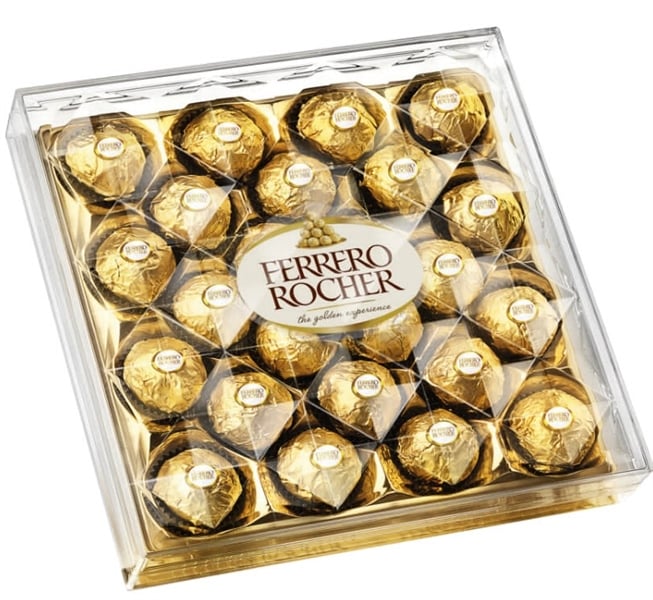  Kẹo Socola Ferrero Rocher Chocolate 24 viên 300g 