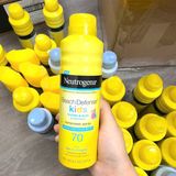  (SALE-S99) Xịt chống nắng cho bé Neutrogena Mineral Beach Defense Lotion SPF70 6.5Oz 184g 