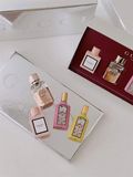 Set 4 chai nước hoa mini Gucci Bloom - Gucci Guilty - Flora Gardenia - Flora Orchid 0.16Oz 5ml 