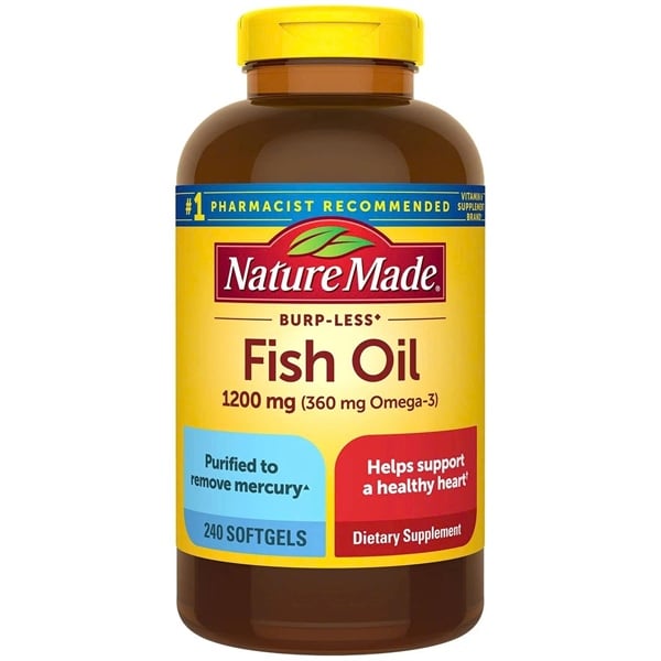  Viên uống dầu cá Nature Made Fish Oil 1200mg 360mg Omega-3 240 viên 