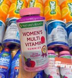  (SALE-T5/26) Kẹo bổ sung vitamin tổng hợp Nature's Bounty Women's Multi Vitamin Gummies 50mg Collagen 240 viên 