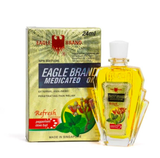  NK - Dầu vàng Eagle Brand Medicated Oil Refeshing Peppermint Clove Bud - Mùi Đinh Hương Và Bạc Hà 0.8Oz 24ml 