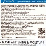  NK - Hộp 10 miếng mặt nạ dưỡng sáng và cấp ẩm Banobagi Stem Cell Vitamin Mask Whitening & Moisture 