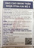  NK - Set 2 dao cạo bikini thân nhựa Kai 