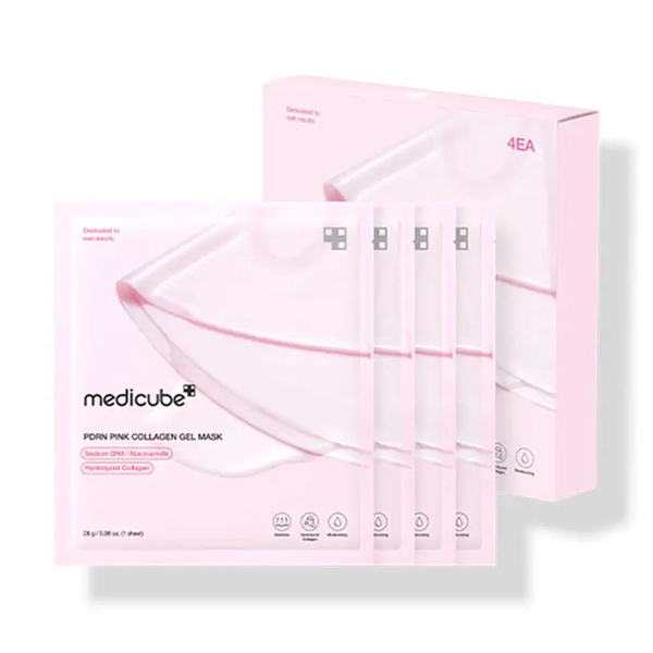  NK - Hộp 4 miếng mặt nạ Medicube PDRN Pink Collagen Jelly Gel Mask 