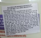  NK - Sáp khử mùi Old Spice Wilderness Deodorant – Scent of Lavender Spring Water 3.0Oz 85g 