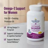  Viên uống bổ sung Omega cho nữ Nordic Naturals Omega Woman 500mg 120 viên 