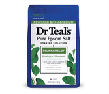  (SNL) Muối tắm ngâm bồn Dr Teal's Relax & Relief Eucalyptus & Spearmint Pure Epsom Bath Salt 1.36kg 