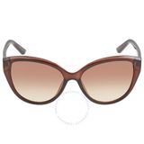  Mắt kính Calvin Klein Brown Gradient Cat Eye Ladies Sunglasses CK19536S 210 55 