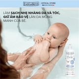  NK - Gel tắm gội cho bé Evoluderm hair and body wash baby 500ml 