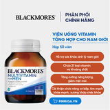 NK - Viên uống bổ sung vitamin tổng hợp cho nam Blackmores Multivitamin 50 viên 