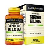 (S12/26) NK - Viên uống bổ não Mason Natural Ginkgo Biloba 60 viên 