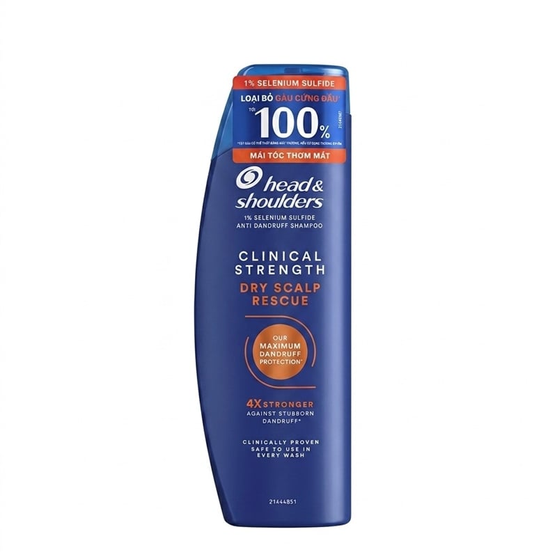  NK - (Màu cam) Dầu gội làm sạch gàu cho da đầu khô Head & Shoulders Clinical Strength Dry Scalp Rescue 400ml 